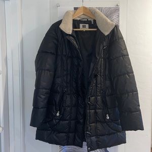 Laundry by design toggle zip puffy jacket size large